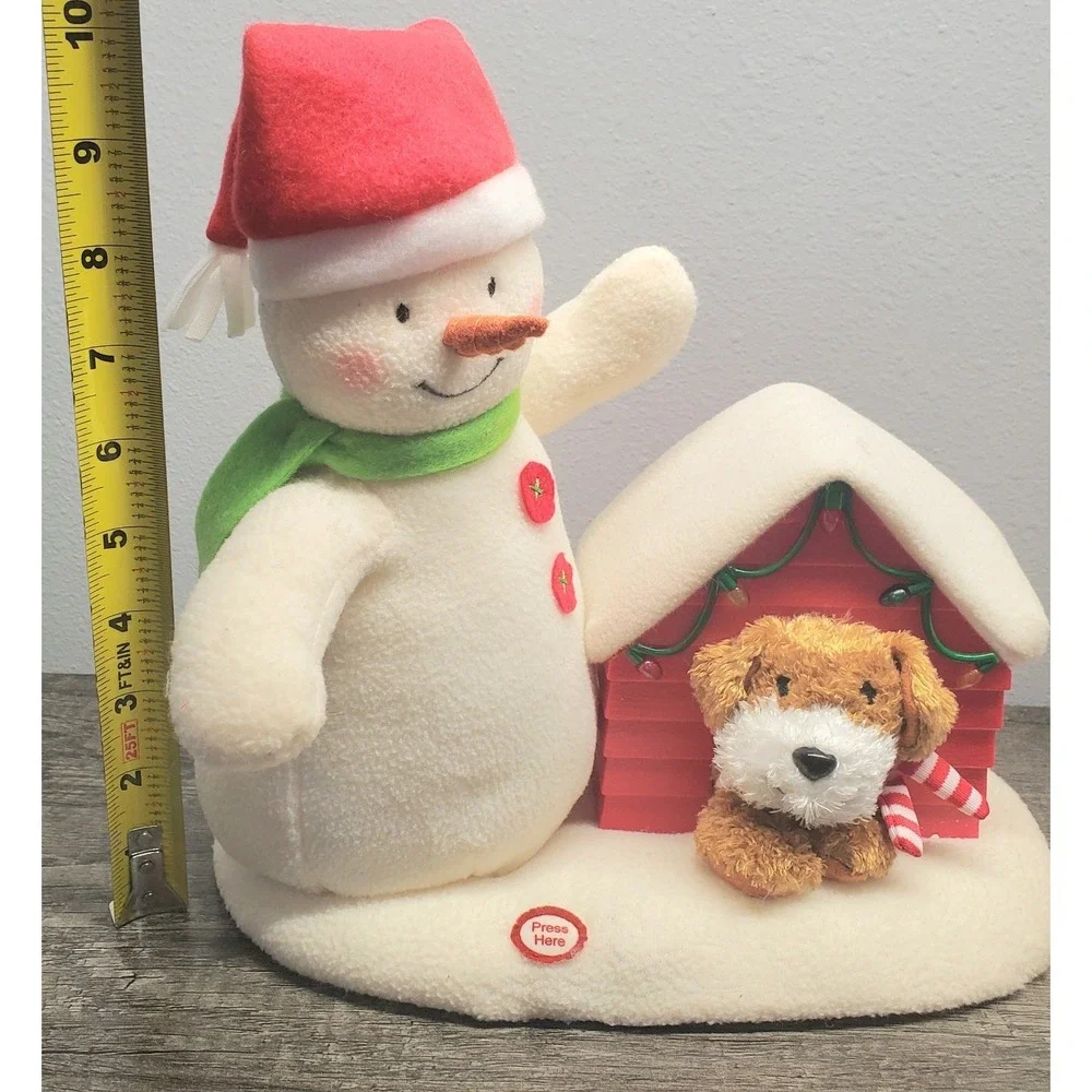 Hallmark 2011 Jingle Pals Deck The Halls Duo Snowman & Dog Motion Sound & Lights